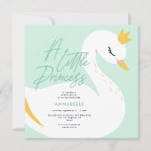 Aqua girly elegant foto mooie zwemkinderen kaart (Voorkant)