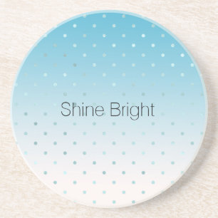 Aqua Glam Stippen Ombre Zandsteen Onderzetter