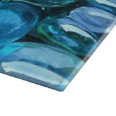 Aqua Glasstenen Snijplank (Hoek)