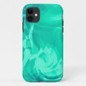 Aqua glazen textuur Case-Mate iPhone case (Achterkant)