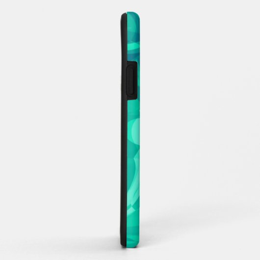 Aqua glazen textuur Case-Mate iPhone case (Achterkant/rechts)