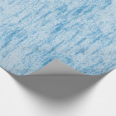 Aqua Glitter Abstract Cadeaupapier (Hoek)