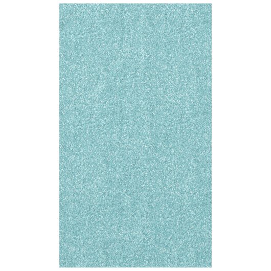 Aqua Glitter Glam Sparkle Tafelkleed (Voorkant)