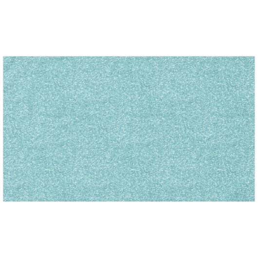 Aqua Glitter Glam Sparkle Tafelkleed (Voorkant (Horizontaal))
