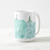 AQUA GLITTER LOOK HERFST POMPOENEN KOFFIEMOK (Voorkant rechts)