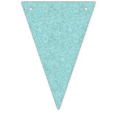 Aqua Glitter Mermaid Party Bunting Banner (Tweede vlag)