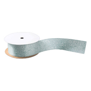 Aqua Glitter Ombre Kerstmis Satijnen Lint