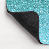 Aqua Glitter Ombre Muismat (Hoek)