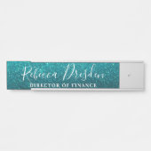 Aqua Glitter Professional Kantoor Executive Board Deurbordje (Voorkant)