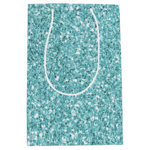 Aqua Glitz Glitter Medium Cadeauzakje