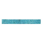 Aqua Glitz Glitter Sparkle Satijnen Lint (Voorkant)