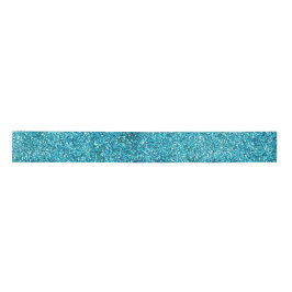 Aqua Glitz Glitter Sparkle        Satijnen Lint