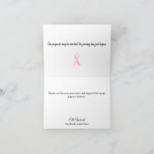 Aqua Glitz Ruby Ombre Bedankkaart (Binnen)