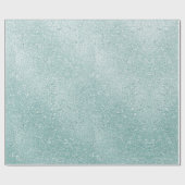 Aqua Glitzy Ombre Cadeaupapier (Vlak)