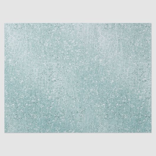 Aqua Glitzy Ombre Tissuepapier (Voorkant)