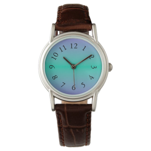 Aqua Glow Horloge (Voorkant)