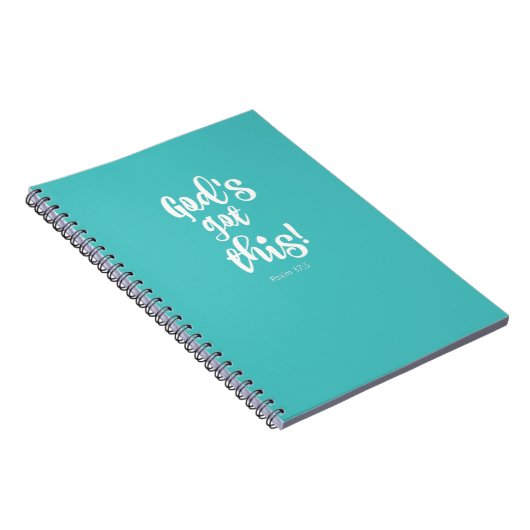 Aqua: "God heeft dit!" vertrouwensjournaal Notitieboek (Rechterzijde)