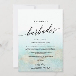 Aqua Gold Beach Barbados Welcome & Itinerary