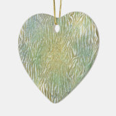 Aqua Gold Blue Dream Keramisch Ornament (Links)