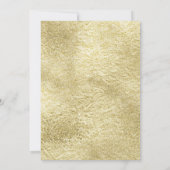 Aqua & Gold Folie Geometrische Gem Terrarium bruil Kaart (Achterkant)