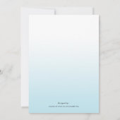 Aqua Gold Glitter Pineappel Vrijgezellenfeest Card Kaart (Achterkant)