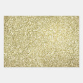 Aqua Gold Glitter Sparkle Mermaid Inpakpapier Vel (Voorkant 2)