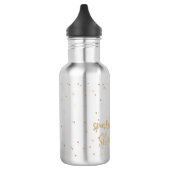 Aqua Gold Mermaid Sparkle Glitter Confetti         Waterfles (Links)