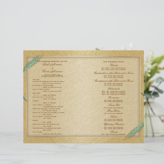 Aqua Gold-trouwprogramma tarwe (Staand voorkant)