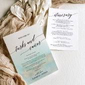 Aqua Gold Turks Caicos Welkomstbrief Route