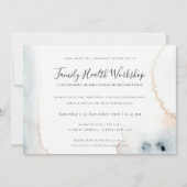 AQUA GOLD WATERVERF BRUSH WORKSHOP GEBEURTENIS LOG KAART (Voorkant)