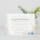 AQUA GOLD WATERVERF BRUSH WORKSHOP GEBEURTENIS LOG KAART (Staand voorkant)