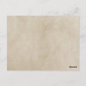 Aqua Gothic Swirls Table Number Briefkaart (Achterkant)