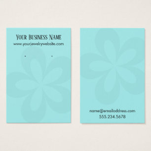 Aqua Grafische Vloer 1 Vertonende Kaarten van de H Visitekaartje