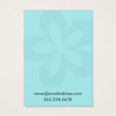 Aqua Grafische Vloer 1 Vertonende Kaarten van de H Visitekaartje (Achterkant)