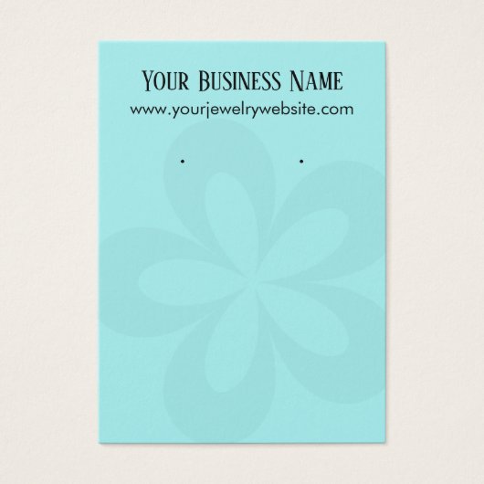 Aqua Grafische Vloer 1 Vertonende Kaarten van de H Visitekaartje (Voorkant)