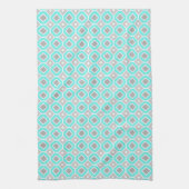 Aqua Gray Pattern Kitchen Cloth Towel Theedoek (Verticaal)