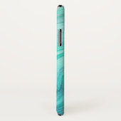 Aqua Green Agaat II Waterverf Patroon Case-Mate iPhone Case (Achterkant / rechts)