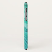 Aqua Green Agaat II Waterverf Patroon Case-Mate iPhone Case (Achterkant/links)