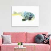 Aqua Green Canvas Afdruk (Insitu (Woonkamer))