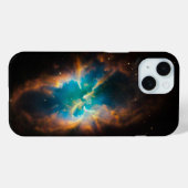 Aqua Green Celestial Splendid Nebula Foto Case-Mate iPhone Case (Achterkant (horizontaal))