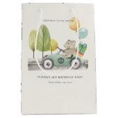 Aqua Green Elke dag van de Age op de verjaardag va Medium Cadeauzakje (Voorkant)