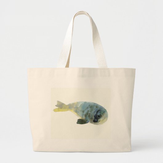 Aqua Green Grote Tote Bag (Voorkant)