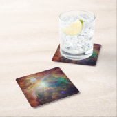 Aqua Green Orion Nebula Celestial Foto Kartonnen Onderzetters (Insitu)