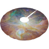 Aqua Green Orion Nebula Kerstboom Rok (Gekanteld)