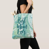 Aqua Green Paisley | MOEDERDAG CANVAS TAS (Dichtbij)