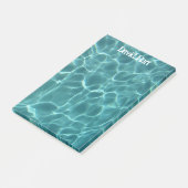 Aqua Green Swimming Pool Post-it® Notes (Schuin)
