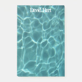 Aqua Green Swimming Pool Post-it® Notes (Voorkant)