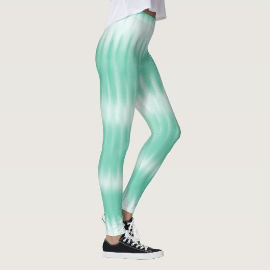 Aqua Green Tie Dye Leggings (Rechts)