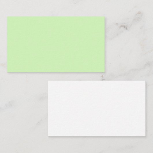 Aqua Green Visitekaartje (Voorkant / Achterkant)