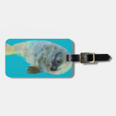 Aqua Groen Bagagelabel (Voorkant horizontaal)